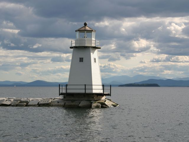 Lighthouse on Lake Champlain Vermont